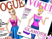 Princesses On Vogue Cover Online Dress-up Games on taptohit.com