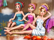 Princesses Sauna Realife Online Dress-up Games on taptohit.com
