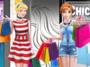 Princesses Shopping Spree Online Dress-up Games on taptohit.com