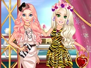 Princesses Sparkle Fashion Online Dress-up Games on taptohit.com