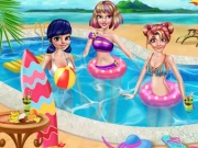 Princesses Summer Vacation Trend Online Dress-up Games on taptohit.com