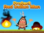 Protect Red Indian Man Online Casual Games on taptohit.com