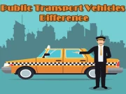 Public Transport Vehicles Difference Online Puzzle Games on taptohit.com