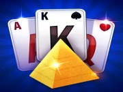 Pyramid Solitaire Blue Online Cards Games on taptohit.com
