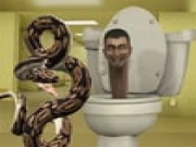 Python Snake Kill Skibidi Toilet Backrooms Online adventure Games on taptohit.com