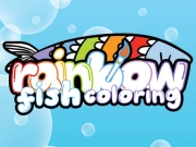 Rainbow Fish Coloring Online Art Games on taptohit.com
