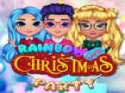 Rainbow Girls Christmas Party Online kids Games on taptohit.com