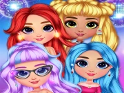 Rainbow Girls NYE Fashion Online Dress-up Games on taptohit.com