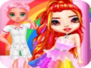 Rainbow Insta Girls Online kids Games on taptohit.com