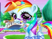 Rainbow Pony Caring Online Care Games on taptohit.com