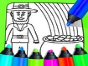 Rainbow With Pot Of Gold Coloring Pages Online kids Games on taptohit.com