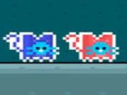 Red and Blue Cat Online animal Games on taptohit.com