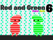 Red and Green 6 Color Rain Online Adventure Games on taptohit.com