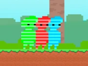 Red and Green Candy Forest Online Adventure Games on taptohit.com