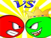 Red ball vs green king Online Casual Games on taptohit.com