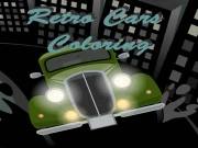 Retro Cars Coloring Online Art Games on taptohit.com