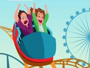 Roller Coaster Fun Hidden Online Puzzle Games on taptohit.com