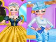Royal Queen Vs Modern Queen Online Dress-up Games on taptohit.com