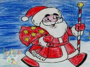 Santa Claus Coloring Online Art Games on taptohit.com