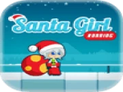 Santa Girl Running Online kids Games on taptohit.com