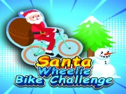 Santa Wheelie Bike Challenge Online Adventure Games on taptohit.com