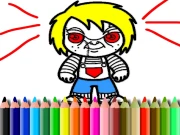 Scary Boy Coloring Book Online Art Games on taptohit.com