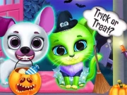 Scary Makeover Halloween Pet Salon Online Art Games on taptohit.com