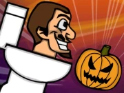 Skibidi And The Pumpkin Online Hypercasual Games on taptohit.com