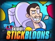 Skibidi StickBloons Online Agility Games on taptohit.com