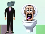 Skibidi Toilet Bullet Online Action Games on taptohit.com