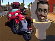 Skibidi Toilet Moto Bike Racing Online Racing Games on taptohit.com