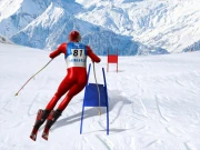 Slalom Ski Simulator Online sports Games on taptohit.com