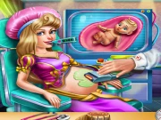 Sleepy Princess Pregnant Check Up Online Dress-up Games on taptohit.com