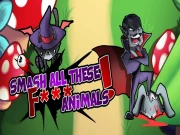 Smash all these F... animals Online Shooter Games on taptohit.com