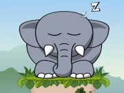 Snoring Elephant Puzzle Online Puzzle Games on taptohit.com