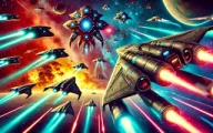 Space Invader Online retro Games on taptohit.com