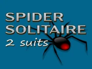 Spider Solitaire 2 Suits Online Cards Games on taptohit.com