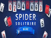 Spider Solitaire Blue Online Cards Games on taptohit.com
