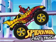 Spiderman Crazy Truck Online Racing Games on taptohit.com