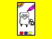 SpobgeBob Halloween Coloring Book Online Hypercasual Games on taptohit.com