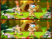 Spot 5 Differences Camping Online Puzzle Games on taptohit.com