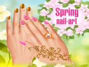 Spring Nail-Art Online Art Games on taptohit.com