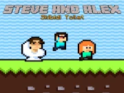 Steve and Alex Skibidi Toilet Online Adventure Games on taptohit.com