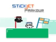 StickJet Parkour Online action Games on taptohit.com