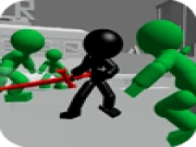 Stickman Killing Zombie 3D Online fighting Games on taptohit.com
