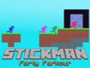 Stickman Party Parkour Online action Games on taptohit.com
