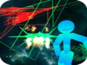 Stickman Space Fighter Online action Games on taptohit.com