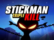 Stickman Triple Kill Online Agility Games on taptohit.com