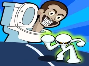 Stickman vs Skibidi Toilet Online Adventure Games on taptohit.com