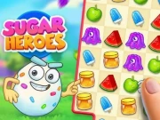 Sugar Heroes Online Match-3 Games on taptohit.com